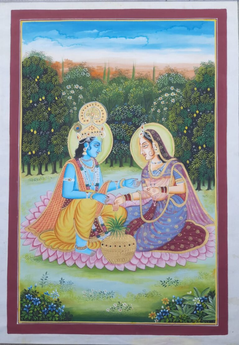 Radha Krishna Pichwai Painting X International Indian