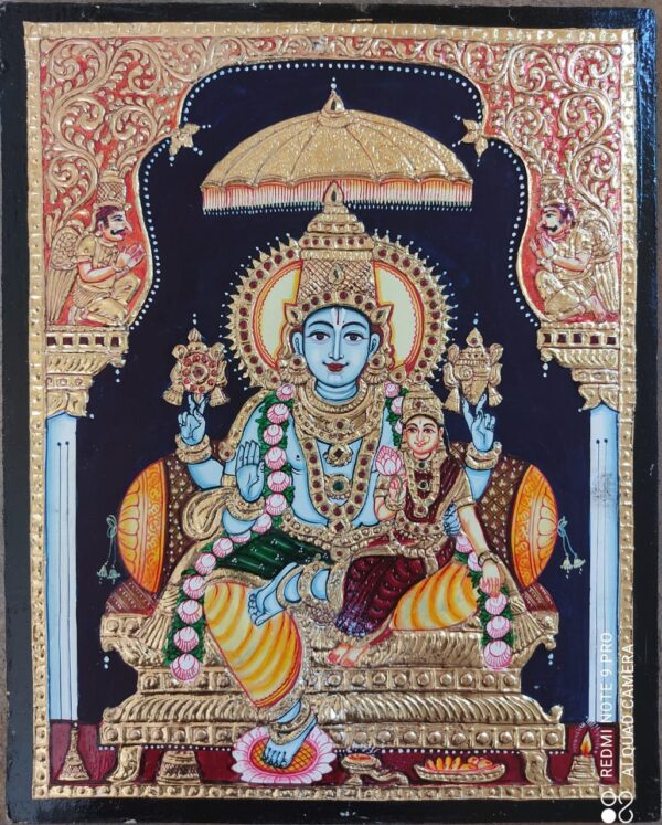 Tanjore Painting Ganesh Arumugam 15