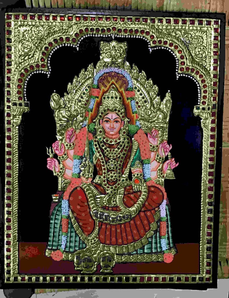 Samayapura Mariamman , Tanjore Painting [Digital Download Only ...