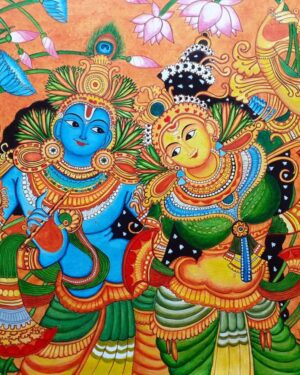 Tamatina Kerala Mural Art Canvas Painting | Lord Ganesha | Traditional Art  Unframed Painting for Home décor|Size - 13X9 Inches.c158 : Amazon.in: Home  & Kitchen