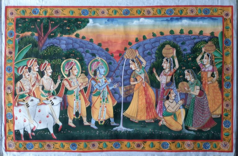 Radha Krishna #6 - Pichwai Painting (33