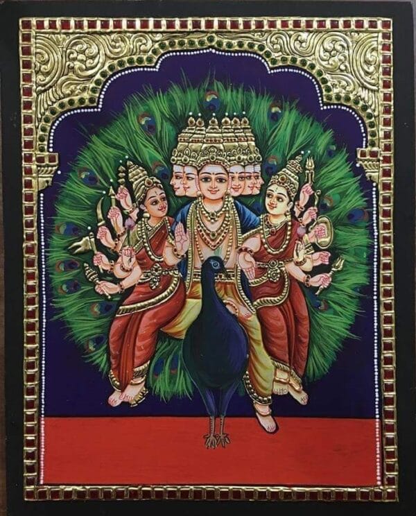 Tanjore Painting Shanmugasundaram - 15
