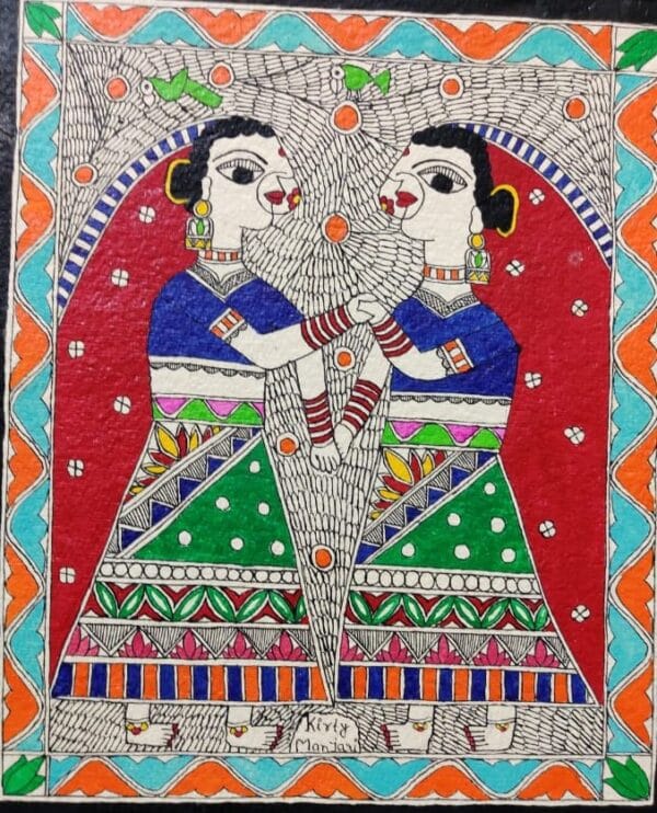 Madhubani Painting Kirty Manjari 7