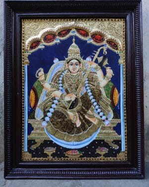 Tanjore Painting Ganesh Arumugam 06