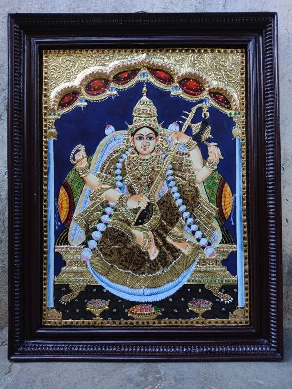Tanjore Painting Ganesh Arumugam 06