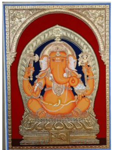 Sri Ganesh Mysore Painting