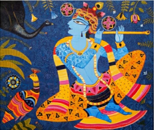 Indian Art - Bhaskar Lahari - 14