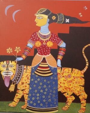 Indian Art - Bhaskar Lahari -16