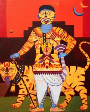 Indian Art - Bhaskar Lahari -18