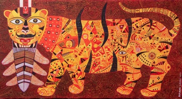 Indian Art - Bhaskar Lahari -19