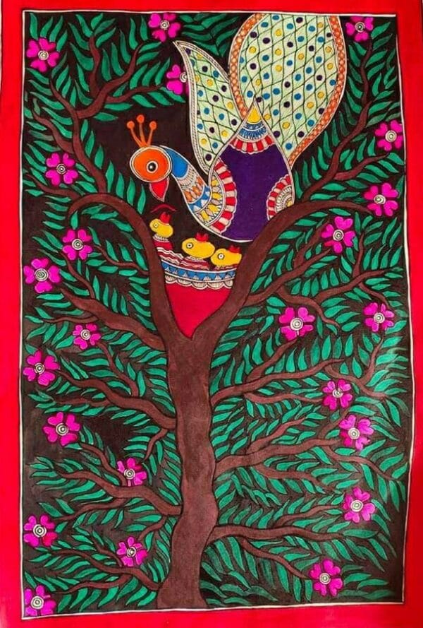 Madhubani painting - Bindi Priya - 02