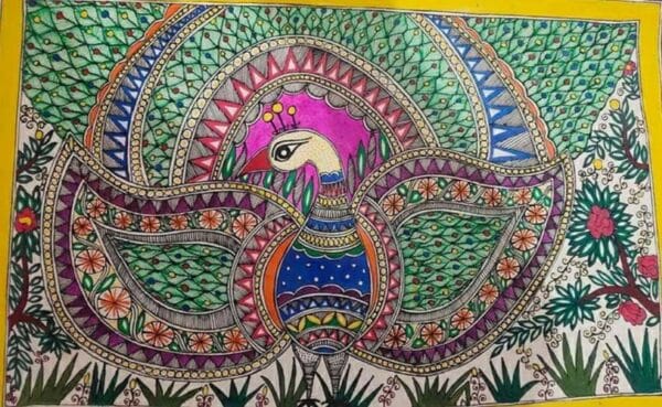 Madhubani painting - Bindi Priya - 03