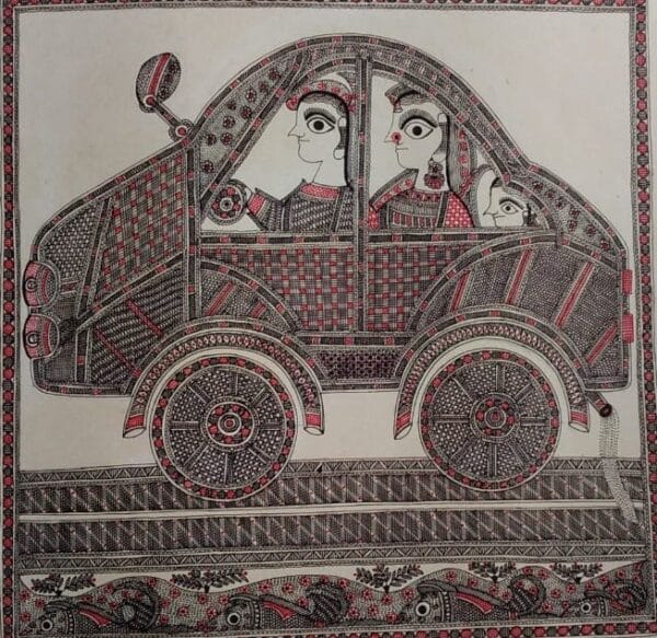 Madhubani painting - Chandra Bhushan - 13