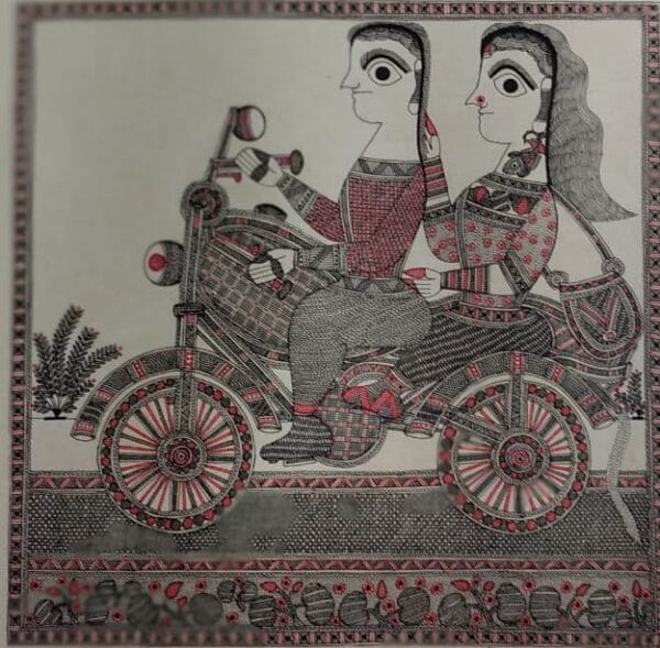 Madhubani painting - Chandra Bhushan - 16