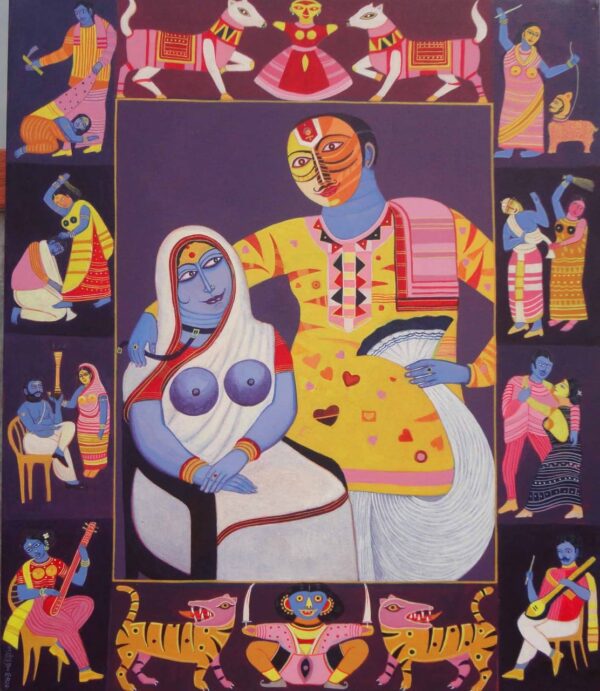 Indian Art - Bhaskar Lahari -22