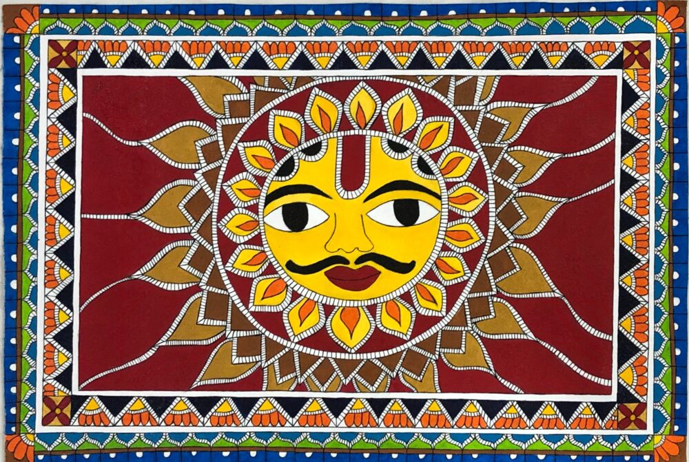 sun-god-16-x24-international-indian-folk-art-gallery