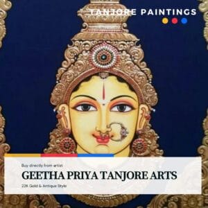 Tanjore Painting - GEETHA PRIYA TANJORE ARTS