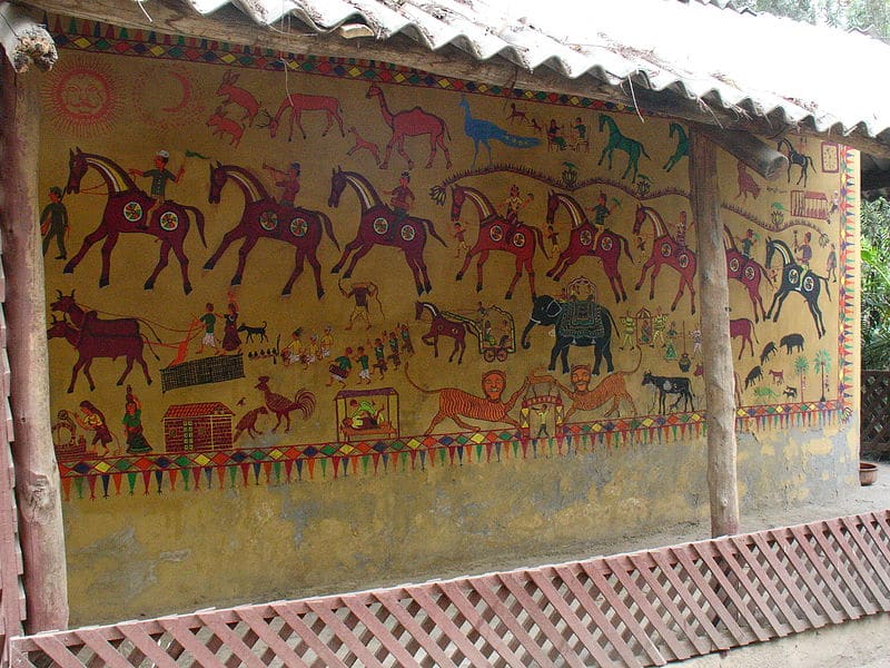Pithora Wall Painting, Source: Anilbhardwajnoida, Wikimedia