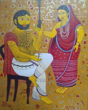Kalighat painting - Bhaskar Lahiri - 02