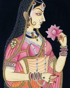 Rajathani painting - Pankhuri - 01