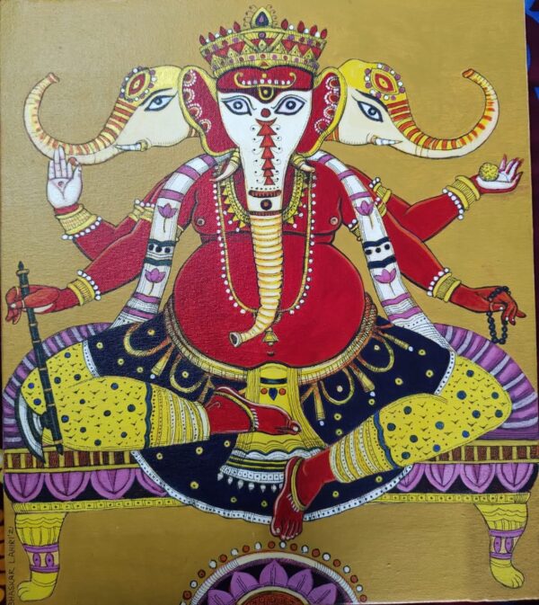 Ganesha - Indian Art - Bhaskar Lahiri - 04