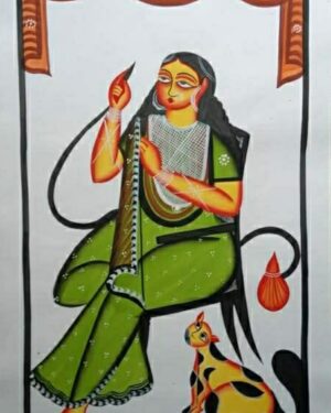 Kalighat painting - Jahuran Chitrakar - 05