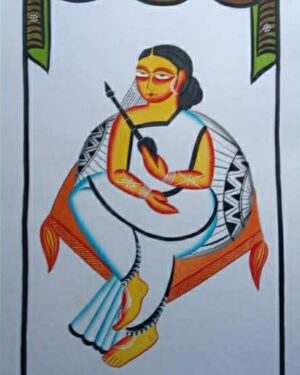 Kalighat painting - Jahuran Chitrakar - 15