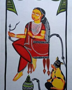 Kalighat painting - Jahuran Chitrakar - 18