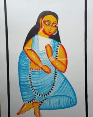 Kalighat painting - Rahim Chitrakar - 14
