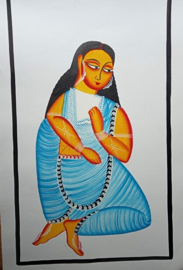 Kalighat painting - Rahim Chitrakar - 14