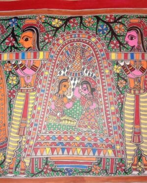 Palki - Madhubani painting - Rakesh Paswan - 02