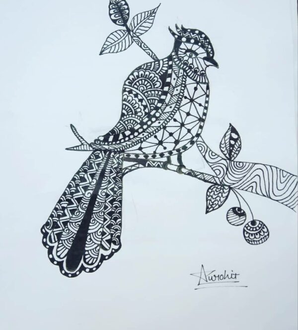 Bird - Mandala painting - Alka Purohit - 11