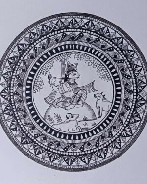 Krishna - Mandala painting - Snehlata - 06