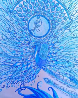 Peacock - Mandala painting - Snehlata - 11