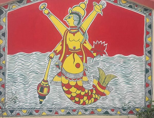 Mastya Avatar - Manjusha art - Kavita Devi - 08