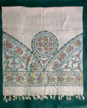 Handpainted shawl - Manjusha art - Priti Kumari - 04