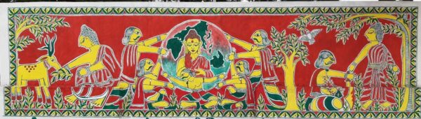 Buddha - Manjusha painting - Aman Sagar - 01
