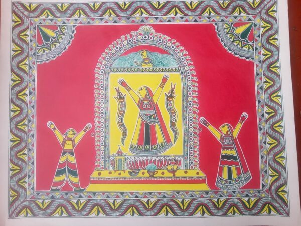 Manasa Devi - Manjusha painting - Aman Sagar - 02
