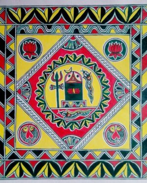 Shivji - Manjusha painting - Pawan Kumar - 06