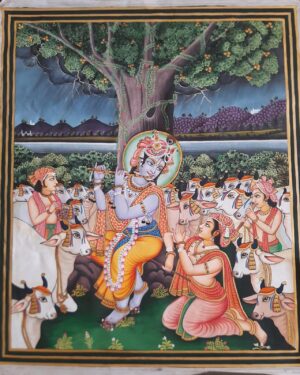 Divine Krishna- Pichwai - Minakshi - 09