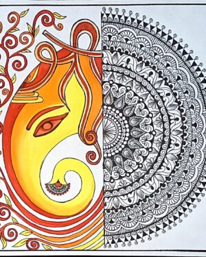 Ganesha - mandala art - geetanjali - 44