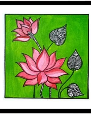 Lotus mandala - mandala art - geetanjali - 64