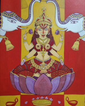 Maa Lakshmi - Indian Art - Bhaskar Lahari -29