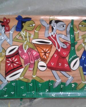 Handpainted Trays - Indian Handicraft - Anur Chitrakar - 03
