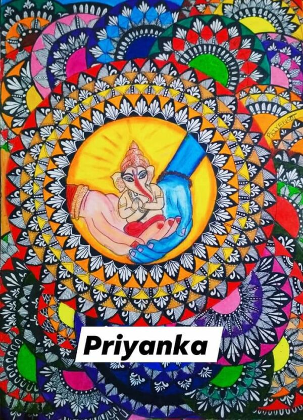 Ganesha - mandala art - Priyanka - 08
