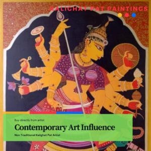 Kalighat Painting Contemporary Art Influence
