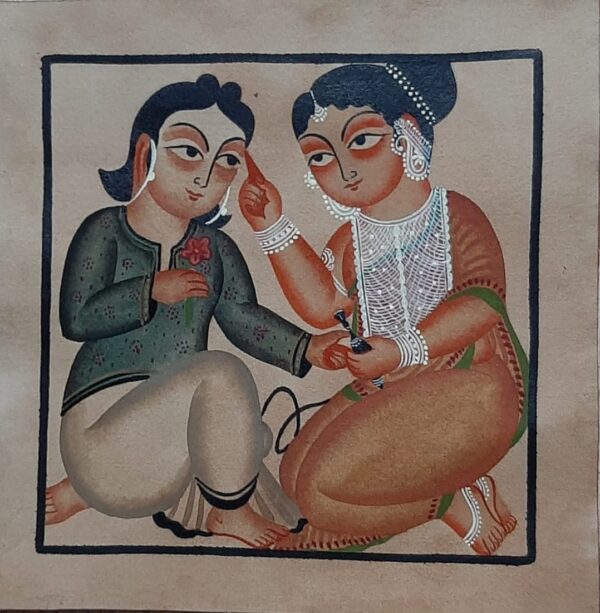 Kalighat painting - Bapi Chitrakar - 02