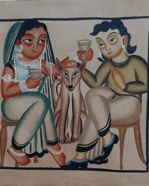 Kalighat painting - Bapi Chitrakar - 03
