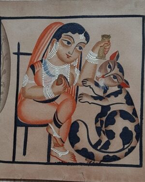 Kalighat painting - Bapi Chitrakar - 04