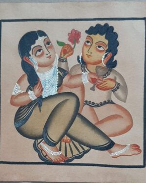 Kalighat painting - Bapi Chitrakar - 06